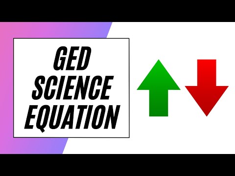 GED Science Equations – Without Values!