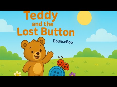 Teddy and the Lost Button 🧸🔘 |  Short Story BounceBop Learners