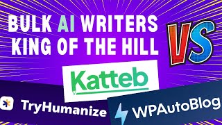 What Is The Best Bulk AI Writer? [Autoblogging Tool]