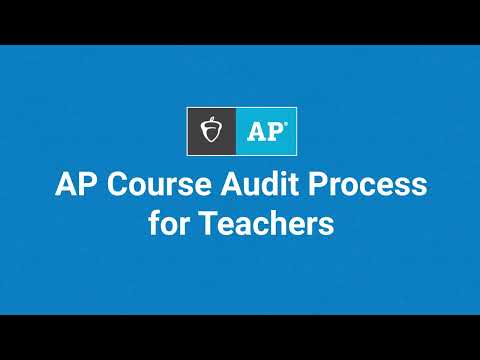 AP Course Audit Process for Teachers