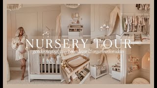 NURSERY TOUR | Gender Neutral Nursery | Cosy, Boho Decor & Organisation Ideas ☁️