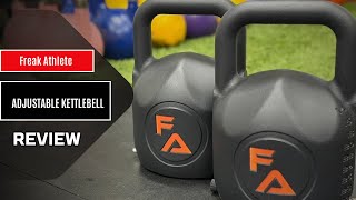 The best adjustable kettlebell I’ve ever used.  