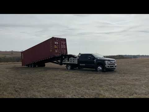 Tilt Bed / Roll Off Shipping Container Delivery