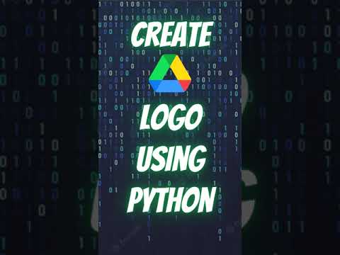 Google Drive Logo using Python Turtle #shorts #python #pythonturtle #facebook #facebooklogo