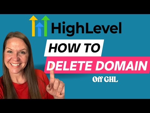 How to Delete Domains off GoHighLevel - GHL Tutorial