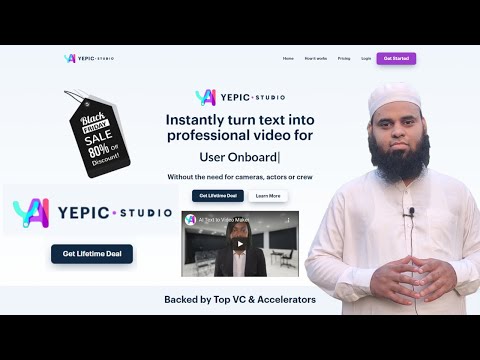 Yepic Studio Lifetime Deal Overview - Yepic Studio  Blackfriday deal