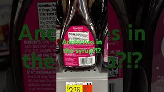 Anchovies in the GV syrup at Walmart? Why? #walmart #greatvalue #foodadditives