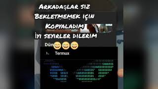 Termux yazı rengi değiştirme (abone ol)
