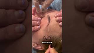 Eyebrows Threading with me🧵#EyebrowThreading #ThreadingExperts #PerfectBrows #BrowGoalsBrow