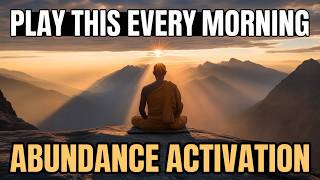 Play This Every Morning — Abundance Consciousness Activation (5 Min)