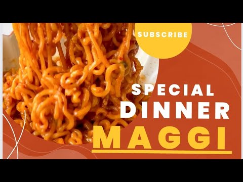 आज डिनर में Maggi  #maggi #noodles #sos #dinner #ghar #baatcheet #gharelu #kitchen #cooking