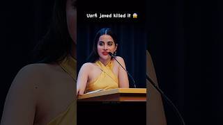 urfi killed it !! urfi rocked munawar shocked #urfijaved #urfi #urfijavedviralvideo #shorts