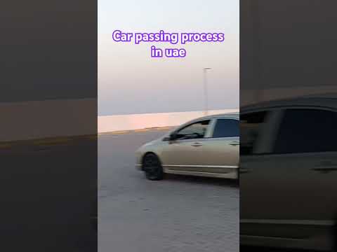 Car passing in uae #dwdrive #car #passing #foryou