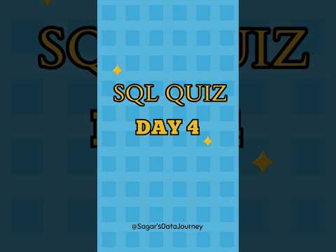 SQL Quiz day 4 | comment your answer #sqlqueries #sqlshorts #sqlinterviewquestions