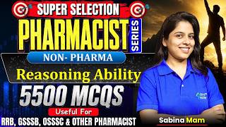 L-124 | Non-Pharma : Reasoning Ability | SUPER SELECTION 5500  #pharmacist #NONPHARMA