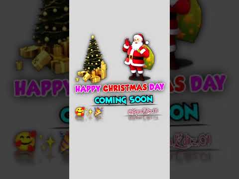 Happy Christmas Day Coming Soon | Black Screen Status | Merry Christmas #shorts #christmas #shayari