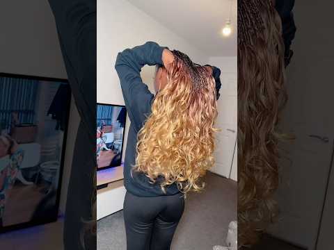 French curls ombre 🔥 #frenchcurls #knotlessbraids #protectivestyles #braids #braidstyles #ombre