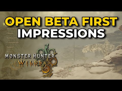 🔴 Monster Hunter Wilds Open Beta Gameplay First Impressions