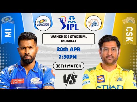 Mi vs Csk Today Match Prediction | Mumbai Indians vs Chennai super kings IPL 2025 38th Match