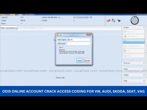 ODIS Online Account Access Coding For VW, Audi, Skoda, Seat, VAG