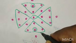 7*1 Daily morning rangoli chukkalu 🌺🌺 creative rangoli designs 