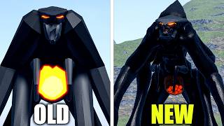 Female Muto Old Vs New Remodel Comparison | Kaiju Alpha