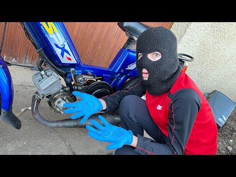 Peugeot 103 spx, PHBG réglé, les segments Airsal en sueur!!!
