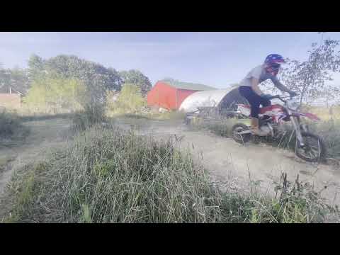 Me and the boys ripping pit bikes