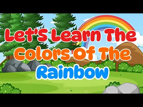 🌈 Let's learn all the Colors of the Rainbow! 🌟 #rainbowcolors