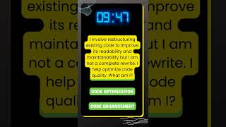 Programming Riddle: Can You Solve This Code Refactoring? #quiz #riddles #codechallenge #quiztime