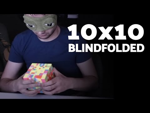 10x10 Blindfolded