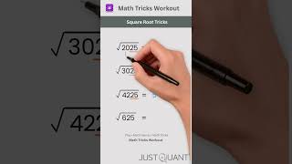 Math Tricks - Square Roots Ending in 25 - Mental Math Tricks - Quick Math Tricks #mathstricks