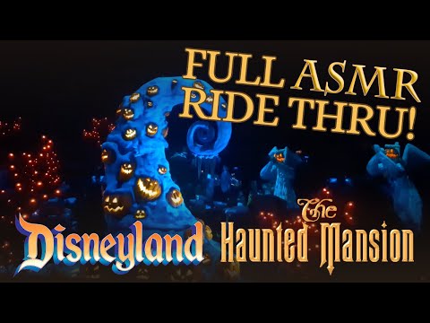 Disneyland Haunted Mansion Holiday 🔮 ASMR Ride-Through 1-Hour Loop ✨ Amusement #ASMR