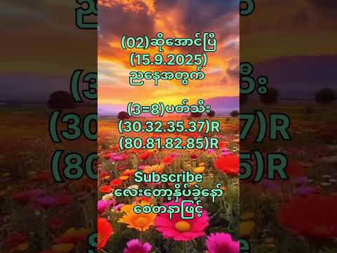 (02)အောင်ပြီ (15.9.2025)ညနေအတွက် #motivation #2danimation #popular #2d #2d3d #shorts #youtube