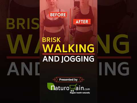 Rapid Weight Loss with Brisk Walking and Jogging  #shorts