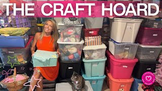 I Hoarded Craft Supplies for YEARS | Now We’re Decluttering it ALL 