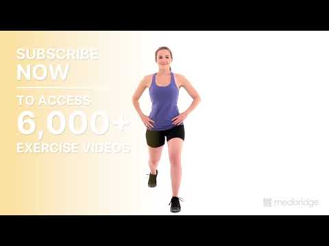 How to Do a Mini Lunge | Medbridge