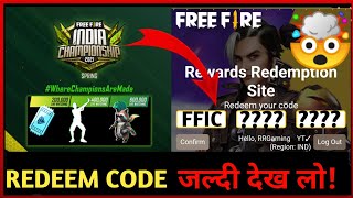 Free Fire India Championship Grand Finals Redeem Code | FFIC REDEEM CODE GRAND FINALS
