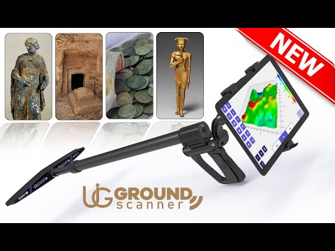 UIG GROUND SCANNER Device - Metal detector 3D ground scanner for treasures, metals and cavities