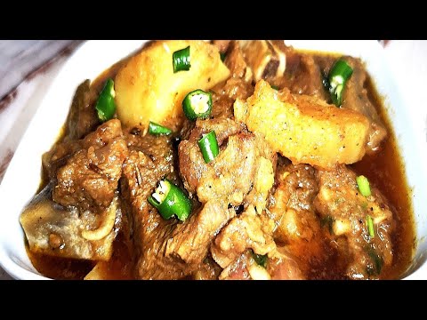 Aloo ghost curry | mutton curry with potatoes |