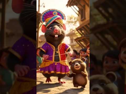 kalu madari aaya #mooshaktoons #kalumadariaaya #toddlers #rhymesforkids #ytshorts #babytoons #cute