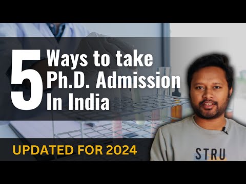 5 Ways to Get into Ph.D in India in 2024 | All 'Bout Research