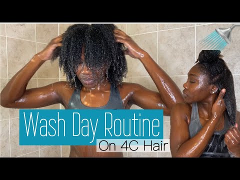 Easy Wash Day Routine on Dry Natural Hair (START TO FINISH) | Type 4