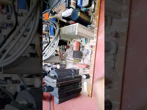 CRT tv main capacitor change / capacitor change ⚡😱 #howto #ytbest