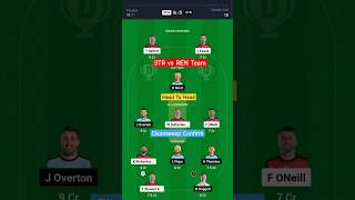 STR vs REN Dream11 Prediction || STR vs REN Dream11 Team || BBL 2024 || #shorts