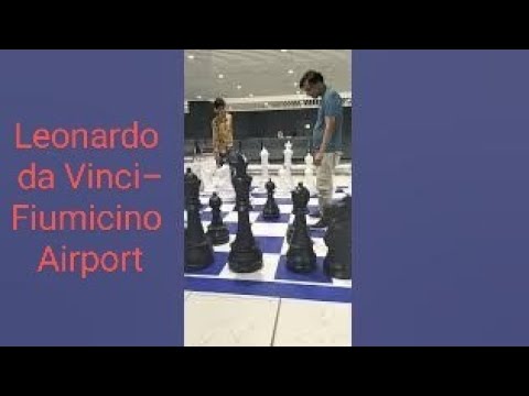 LEONARDO DA VINCI - FLUMICINO AIRPORT ITALY (ROME) INSIDE VIEWS