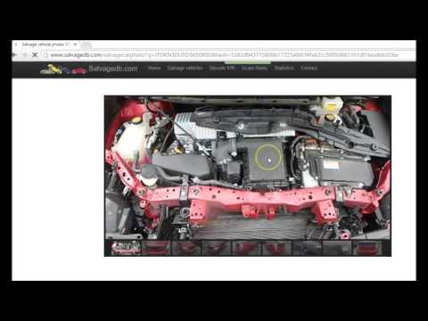 salvage car check for cars imported from USA toyota prius example