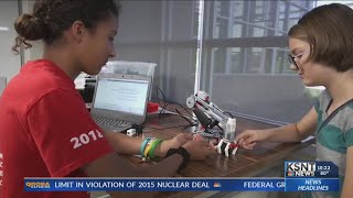 Kids learn to code robots at Topeka summer camp