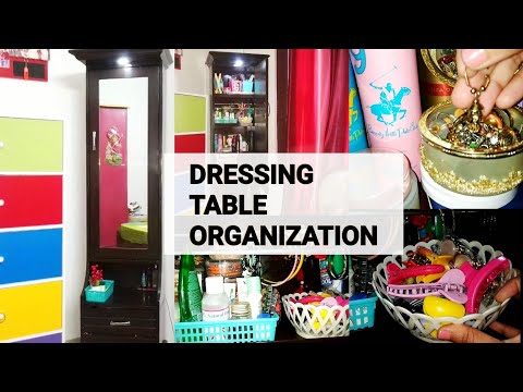 How to Organize Dressing Table | Small Dressing Table Organization Ideas
