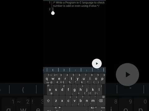 Write a Program in C language  check number is odd or even using if-else #ytshorts#ifelsestatement